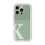 スリムプロテクションプレミアムケース with MagSafe［ オリジナル - initial two tone - K green ］