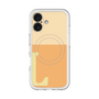 スリムプロテクションプレミアムケース with MagSafe［ オリジナル - initial two tone - L orange ］