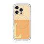 スリムプロテクションプレミアムケース with MagSafe［ オリジナル - initial two tone - L orange ］