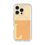 スリムプロテクションプレミアムケース with MagSafe［ オリジナル - initial two tone - L orange ］