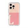 スリムプロテクションプレミアムケース with MagSafe［ オリジナル - initial two tone - L pink ］