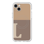スリムプロテクションプレミアムケース with MagSafe［ オリジナル - initial two tone - L brown ］