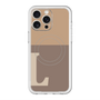 スリムプロテクションプレミアムケース with MagSafe［ オリジナル - initial two tone - L brown ］