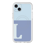 スリムプロテクションプレミアムケース with MagSafe［ オリジナル - initial two tone - L blue ］