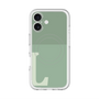 スリムプロテクションプレミアムケース with MagSafe［ オリジナル - initial two tone - L green ］