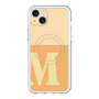 スリムプロテクションプレミアムケース with MagSafe［ オリジナル - initial two tone - M orange ］