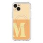 スリムプロテクションプレミアムケース with MagSafe［ オリジナル - initial two tone - M orange ］