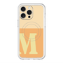 スリムプロテクションプレミアムケース with MagSafe［ オリジナル - initial two tone - M orange ］