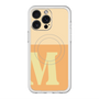 スリムプロテクションプレミアムケース with MagSafe［ オリジナル - initial two tone - M orange ］