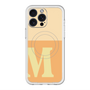 スリムプロテクションプレミアムケース with MagSafe［ オリジナル - initial two tone - M orange ］