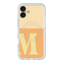 スリムプロテクションプレミアムケース with MagSafe［ オリジナル - initial two tone - M orange ］