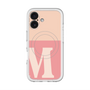 スリムプロテクションプレミアムケース with MagSafe［ オリジナル - initial two tone - M pink ］