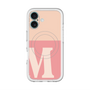 スリムプロテクションプレミアムケース with MagSafe［ オリジナル - initial two tone - M pink ］