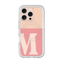 スリムプロテクションプレミアムケース with MagSafe［ オリジナル - initial two tone - M pink ］