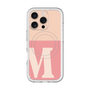 スリムプロテクションプレミアムケース with MagSafe［ オリジナル - initial two tone - M pink ］