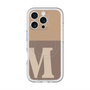 スリムプロテクションプレミアムケース with MagSafe［ オリジナル - initial two tone - M brown ］