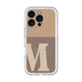 スリムプロテクションプレミアムケース with MagSafe［ オリジナル - initial two tone - M brown ］