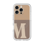 スリムプロテクションプレミアムケース with MagSafe［ オリジナル - initial two tone - M brown ］