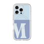 スリムプロテクションプレミアムケース with MagSafe［ オリジナル - initial two tone - M blue ］