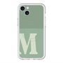スリムプロテクションプレミアムケース with MagSafe［ オリジナル - initial two tone - M green ］