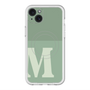 スリムプロテクションプレミアムケース with MagSafe［ オリジナル - initial two tone - M green ］