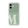 スリムプロテクションプレミアムケース with MagSafe［ オリジナル - initial two tone - M green ］