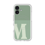 スリムプロテクションプレミアムケース with MagSafe［ オリジナル - initial two tone - M green ］