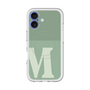 スリムプロテクションプレミアムケース with MagSafe［ オリジナル - initial two tone - M green ］