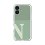 スリムプロテクションプレミアムケース with MagSafe［ オリジナル - initial two tone - N green ］