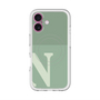 スリムプロテクションプレミアムケース with MagSafe［ オリジナル - initial two tone - N green ］