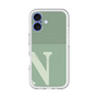 スリムプロテクションプレミアムケース with MagSafe［ オリジナル - initial two tone - N green ］