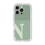 スリムプロテクションプレミアムケース with MagSafe［ オリジナル - initial two tone - N green ］
