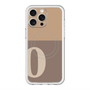 スリムプロテクションプレミアムケース with MagSafe［ オリジナル - initial two tone - O brown ］