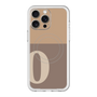 スリムプロテクションプレミアムケース with MagSafe［ オリジナル - initial two tone - O brown ］
