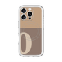 スリムプロテクションプレミアムケース with MagSafe［ オリジナル - initial two tone - O brown ］