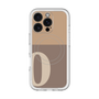 スリムプロテクションプレミアムケース with MagSafe［ オリジナル - initial two tone - O brown ］