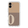 スリムプロテクションプレミアムケース with MagSafe［ オリジナル - initial two tone - O brown ］