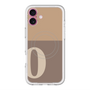 スリムプロテクションプレミアムケース with MagSafe［ オリジナル - initial two tone - O brown ］