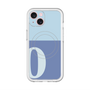 スリムプロテクションプレミアムケース with MagSafe［ オリジナル - initial two tone - O blue ］