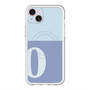 スリムプロテクションプレミアムケース with MagSafe［ オリジナル - initial two tone - O blue ］