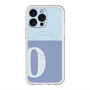 スリムプロテクションプレミアムケース with MagSafe［ オリジナル - initial two tone - O blue ］