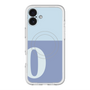 スリムプロテクションプレミアムケース with MagSafe［ オリジナル - initial two tone - O blue ］