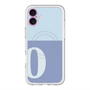 スリムプロテクションプレミアムケース with MagSafe［ オリジナル - initial two tone - O blue ］