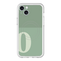 スリムプロテクションプレミアムケース with MagSafe［ オリジナル - initial two tone - O green ］