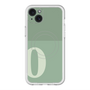 スリムプロテクションプレミアムケース with MagSafe［ オリジナル - initial two tone - O green ］