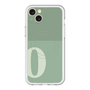 スリムプロテクションプレミアムケース with MagSafe［ オリジナル - initial two tone - O green ］