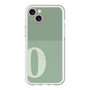 スリムプロテクションプレミアムケース with MagSafe［ オリジナル - initial two tone - O green ］