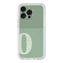 スリムプロテクションプレミアムケース with MagSafe［ オリジナル - initial two tone - O green ］