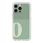 スリムプロテクションプレミアムケース with MagSafe［ オリジナル - initial two tone - O green ］