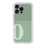 スリムプロテクションプレミアムケース with MagSafe［ オリジナル - initial two tone - O green ］